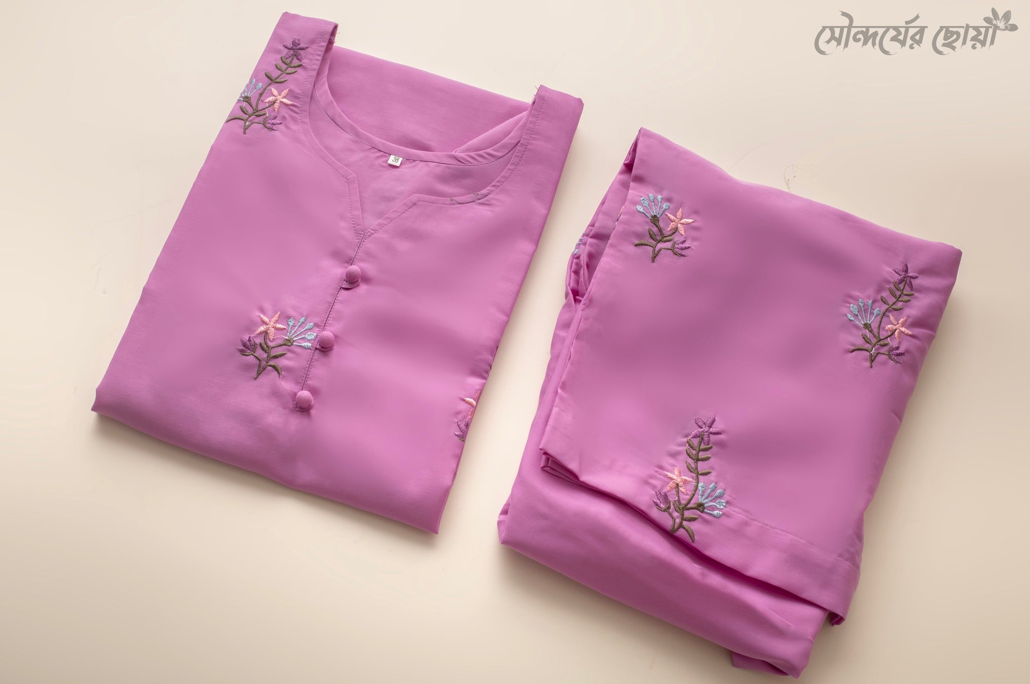 Pink Kurta Code 136