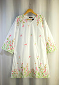 Floral White Dress Code 148