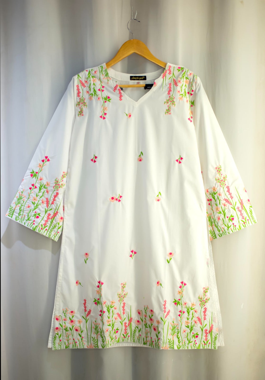 Floral White Dress Code 148